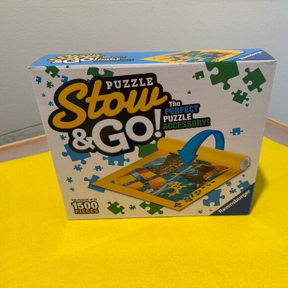 Ravensburger Puzzle Stow & Go Felt Mat for Puzzle Storage Up To 1500 Pcs EUC - Picture 2 of 4